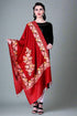 Women's Aari Embroidery Wool Stole